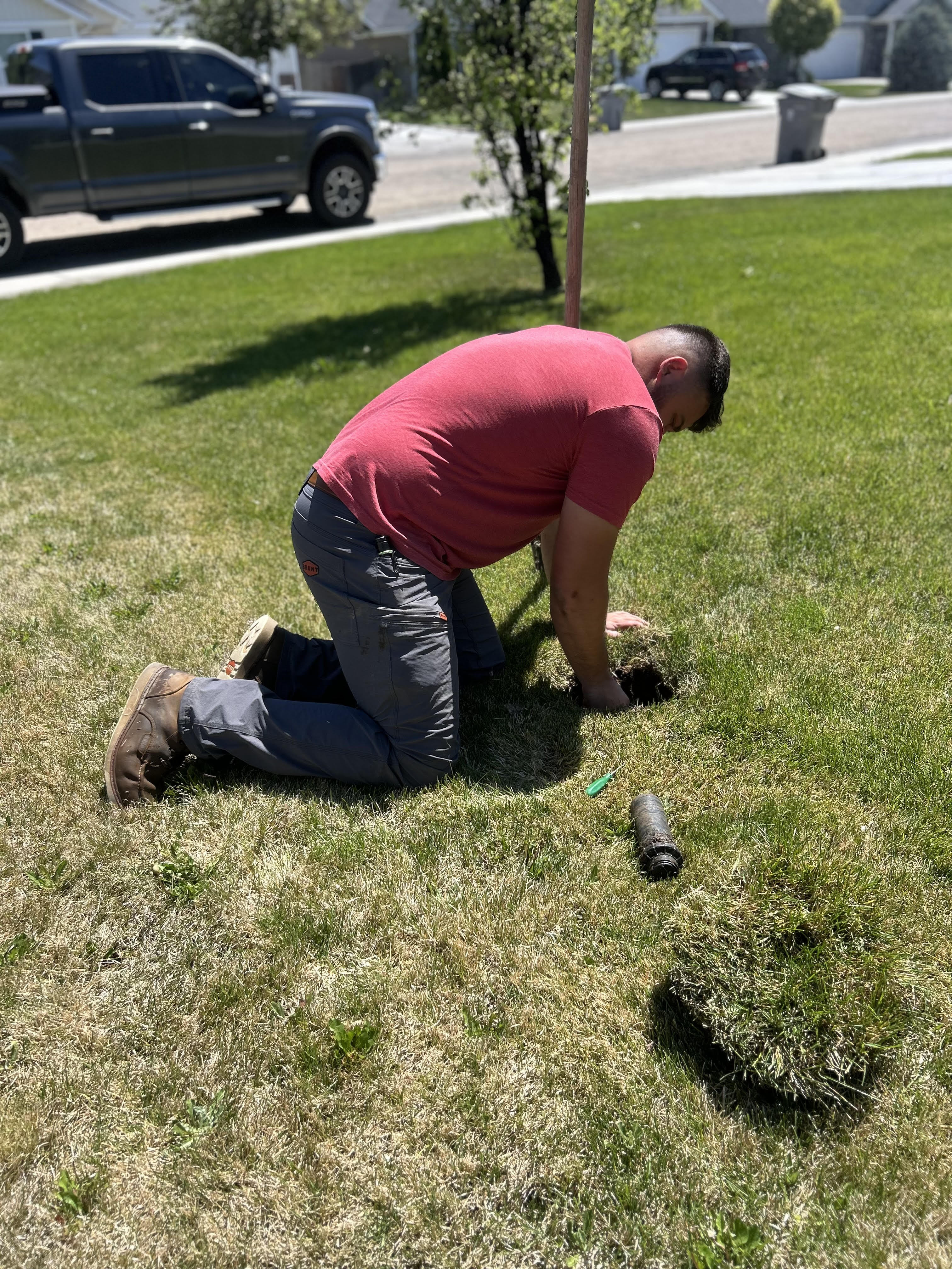 Fixing sprinkler head Middleton