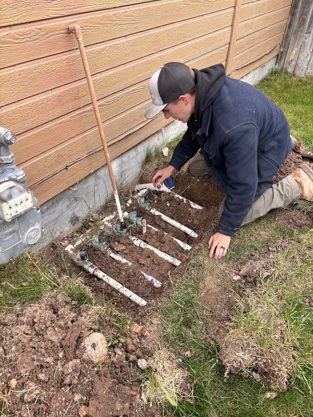 Replacing manifold sprinkler box Kuna