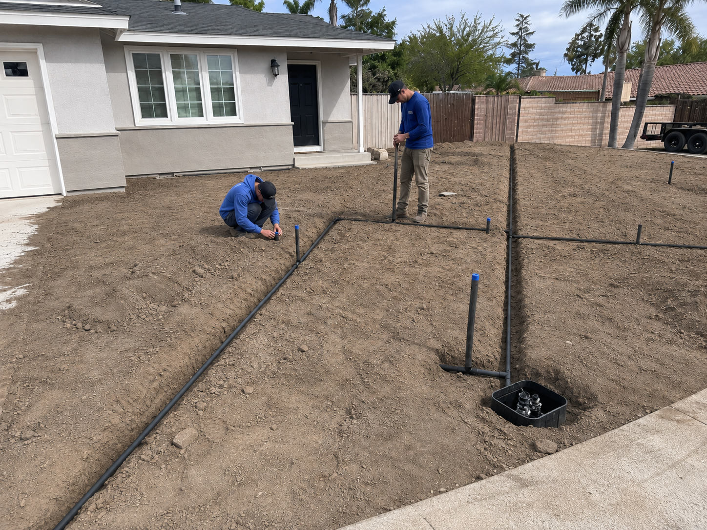 Treasure Valley sprinkler system installation