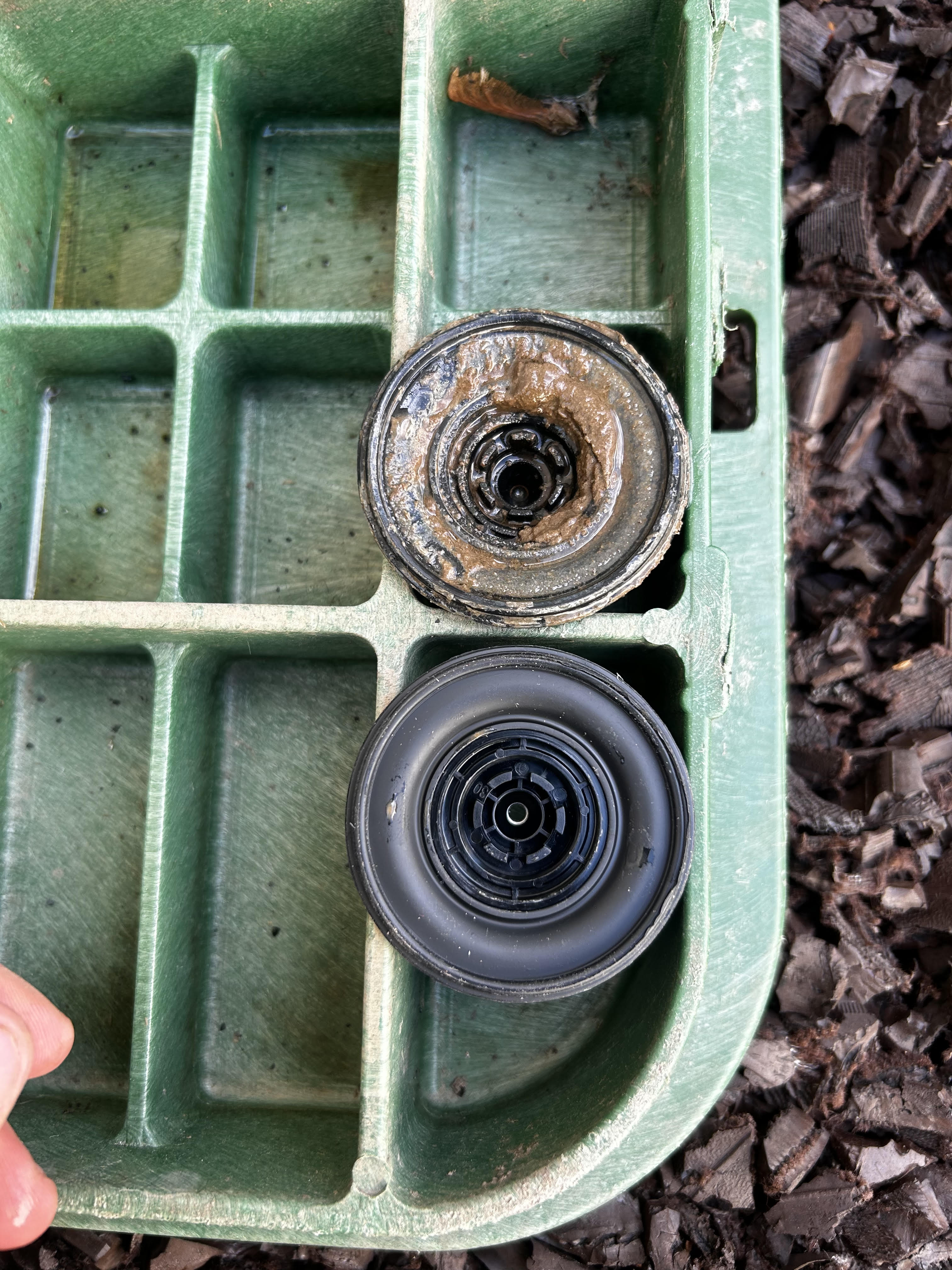 Diaphragm replacement on a sprinkler valve in Meridian, Idaho